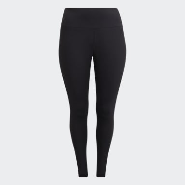 3/$30 Adidas Climalite Cotton Pink Logo Black Leggings Size S