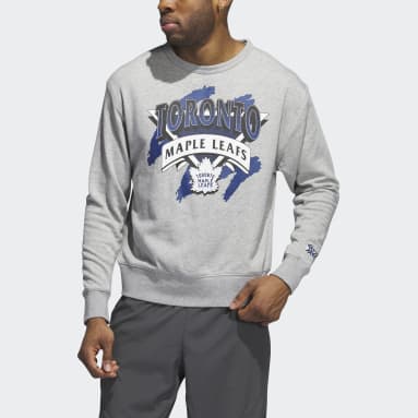 Men's Toronto Maple Leafs adidas Blue Lifestyle Full-Zip - Track