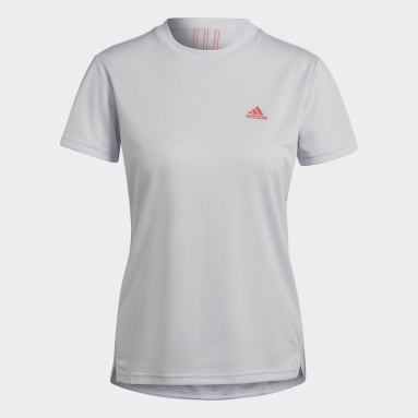เสื้อยืด AEROREADY Designed 2 Move 3-Stripes Sport