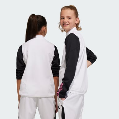 Sudadera entrenamiento Juventus Tiro 23 Blanco Niño Fútbol