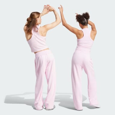 Women's Sportswear Pink Lounge French Terry Straight Leg Pants