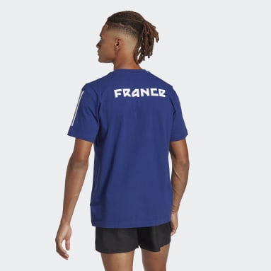 T-shirt graphique Tech Grading Bleu Hommes Running