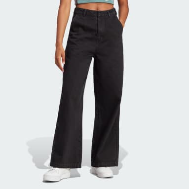 Women's Originals Black adidas Originals x KSENIASCHNAIDER 3-Stripes Jeans