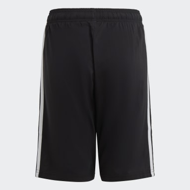 Kids Sportswear Black Essentials 3-Stripes Woven Shorts