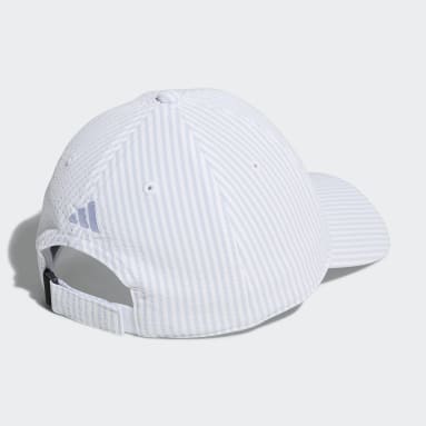 Women Golf White 시어서커 캡