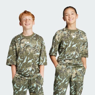 Kids Sportswear Turquoise Future Icons Allover Print Tee Kids