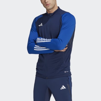 Männer Fußball Tiro 23 Competition Trainingsjacke Blau