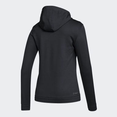 Women Hockey Black Oilers Team Issue Pullover Hoodie