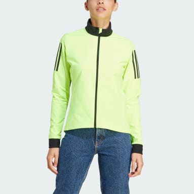 O Casaco de Ciclismo COLD.RDY Verde Mulher Ciclismo