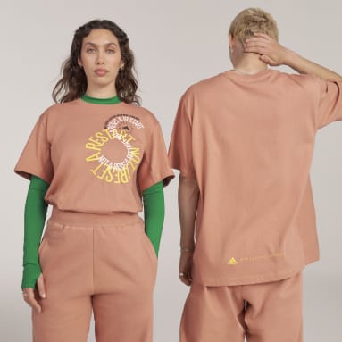 aSMC T-SHIRT Vermelho adidas by Stella McCartney
