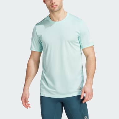 Playera Run It Turquesa Hombre Running