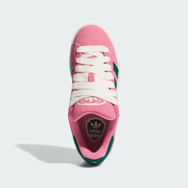 Hot pink adidas shoes top