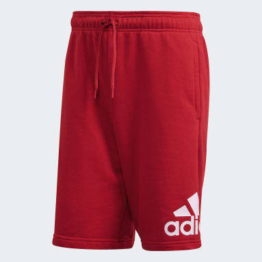 Men's Essentials Red Must Haves Badge of Sport Shorts