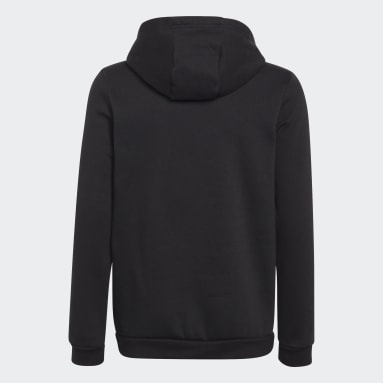Camisola com Capuz Entrada 22 Preto Criança Futebol
