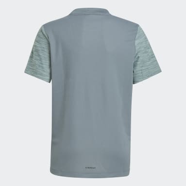 Jungen Sportswear AEROREADY Heather T-Shirt Türkis