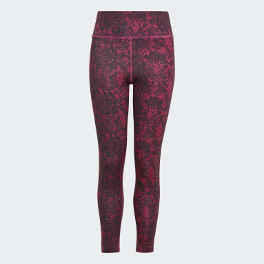 AEROREADY Animal-Print Optime 7/8 High-Rise Pocket Leggings