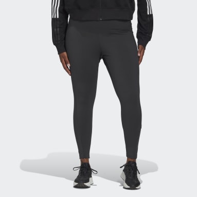 XL) Women's Adidas Plus Size Leggings Black Gym Pant on OnBuy