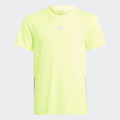 T-shirt 3-Stripes AEROREADY Verde Criança Running