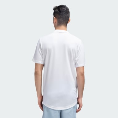 Men Tennis White CLUB PIQUE POLO