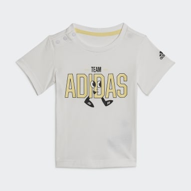 Infants Sportswear White Graphic Summer Set (Gender Neutral)