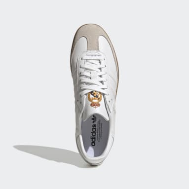 Men's Originals White SAMBA Real Madrid Shoes