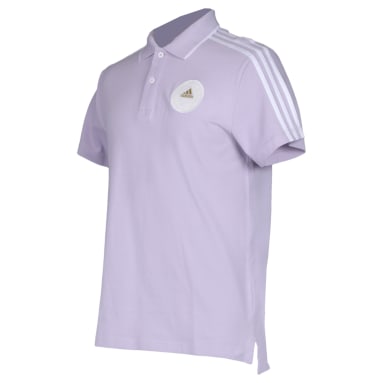 CUT-PILE POLO TEE