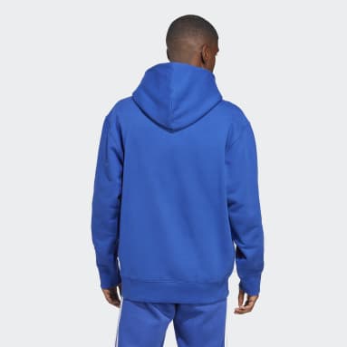남성 Lifestyle Blue 아디컬러 컨템포 프렌치 테리 후디