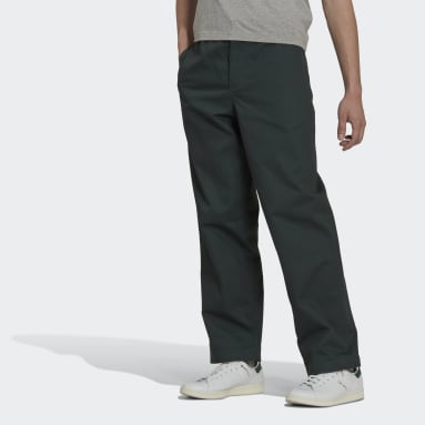 Muži Originals zelená Kalhoty Adicolor Contempo Chino