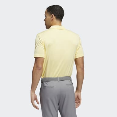 Men Golf Yellow Drive Polo Shirt