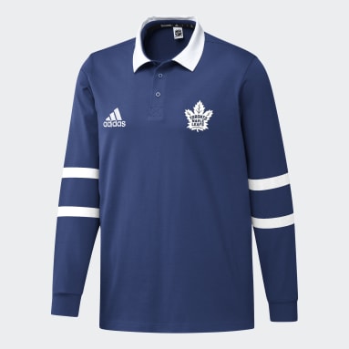 Men Sportswear Blue Maple Leafs Rugby Top