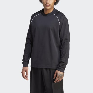 Polo Blue Version SST Long Sleeve Negro Hombre Originals