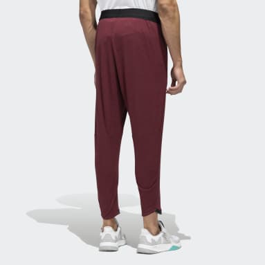 Men Training Burgundy WELLBEING TRAINING PANTS