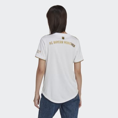 Maglia Away 22/23 FC Bayern München Bianco Donna Calcio