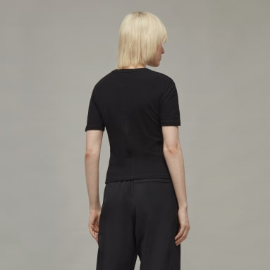 Y-3 Fitted Short Sleeve Tee Nero Donna Y-3