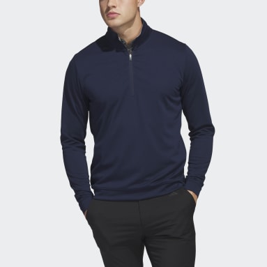 Men Golf Blue Elevated Golf Sweatshirt