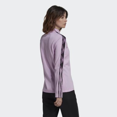 T-shirt Tiro Fleece Mid-Layer Violet Femmes Lifestyle