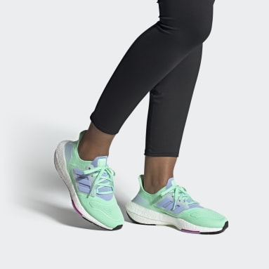 Women Running Green Ultraboost 22 Shoes
