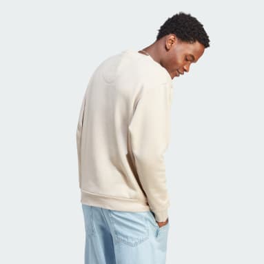 Sweat-shirt molleton Lounge Beige Hommes Sportswear