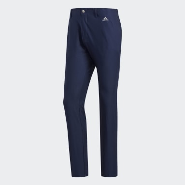 Men Golf Blue Ultimate365 3-Stripes Tapered Pants