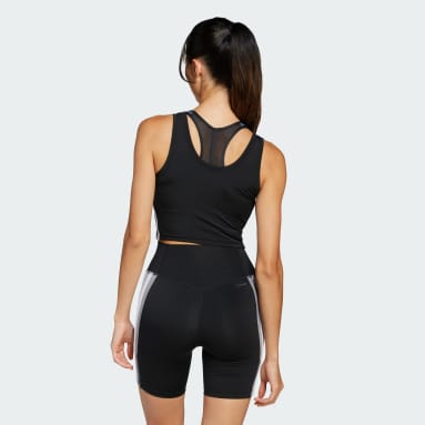 Áo Tank Top Lửng 3 Sọc Train Essentials