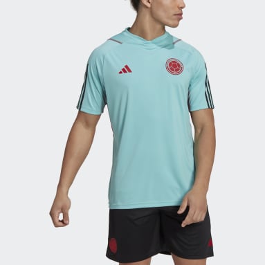 Men's Soccer Turquoise Colombia Tiro 23 Training Jersey