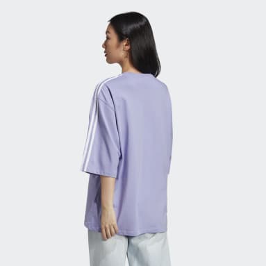 Women Originals Purple Oversized T-Shirt