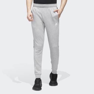 Men Training Grey BIG LOGO PANTS