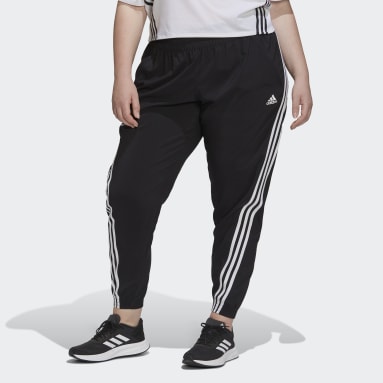 Frauen Fitness & Training Train Icons 3-Streifen Hose – Große Größen Schwarz