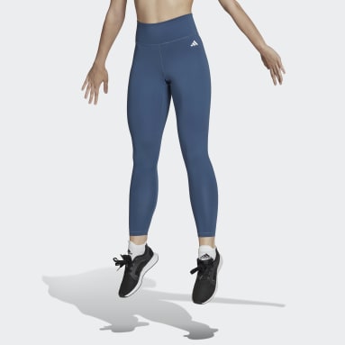 Legging 7/8 taille haute Training Essentials Bleu Femmes Fitness Et Training