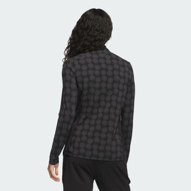 Ultimate365 Printed Quarter-Zip Mock Polo Shirt