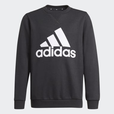 Boys Sportswear Black Essentials Sweatshirt