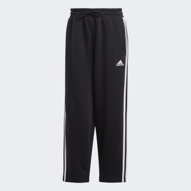 Essentials 3-Stripes Open Hem Fleece Pants