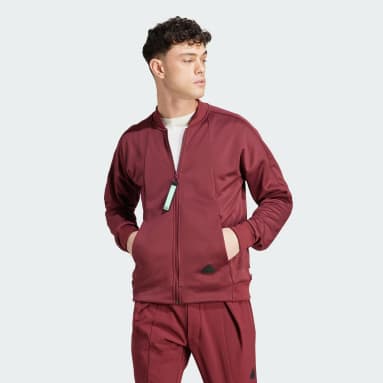 Burgundy Track Tops Free delivery on adidas UK