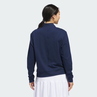 Women's Golf Blue Ultimate365 Half-Zip Layering Top